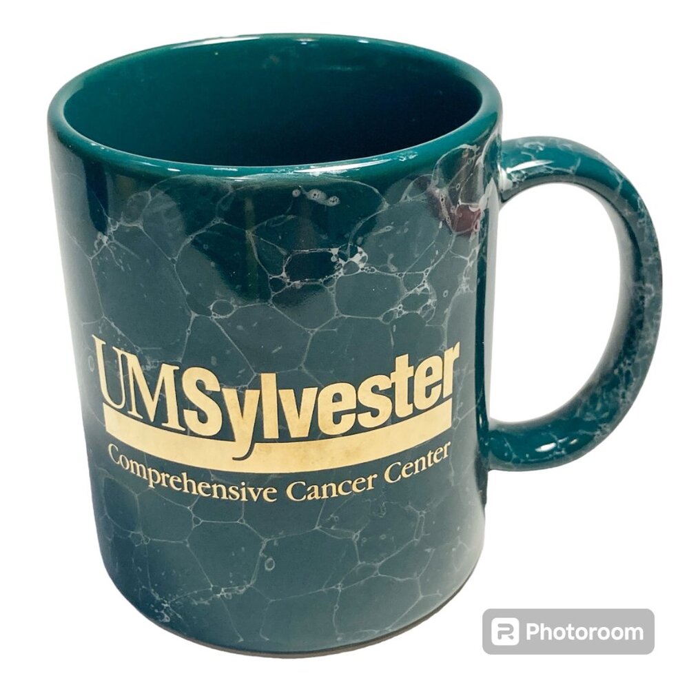 Vintage University of Miami Medical School Coffee Cup Mug Sylvester Cancer Ctr